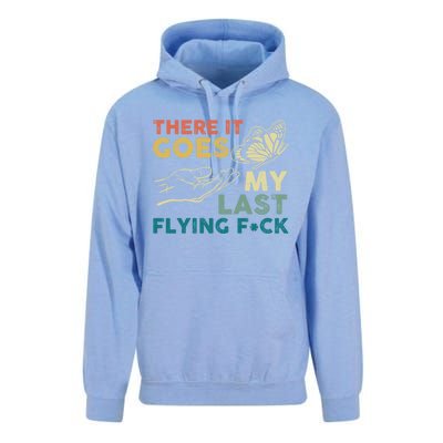 There It Goes My Last Flying Fck Funny Sarcastic Cute Gift Unisex Surf Hoodie