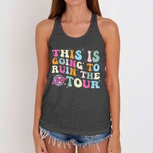 This Is Going To Ruin The Witty Women's Knotted Racerback Tank