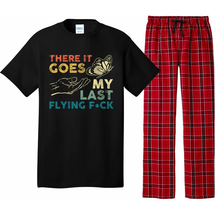 There It Goes My Last Flying Fck Funny Sarcastic Pajama Set