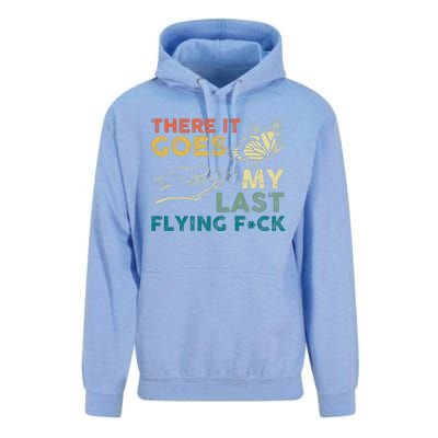 There It Goes My Last Flying Fck Funny Sarcastic Unisex Surf Hoodie