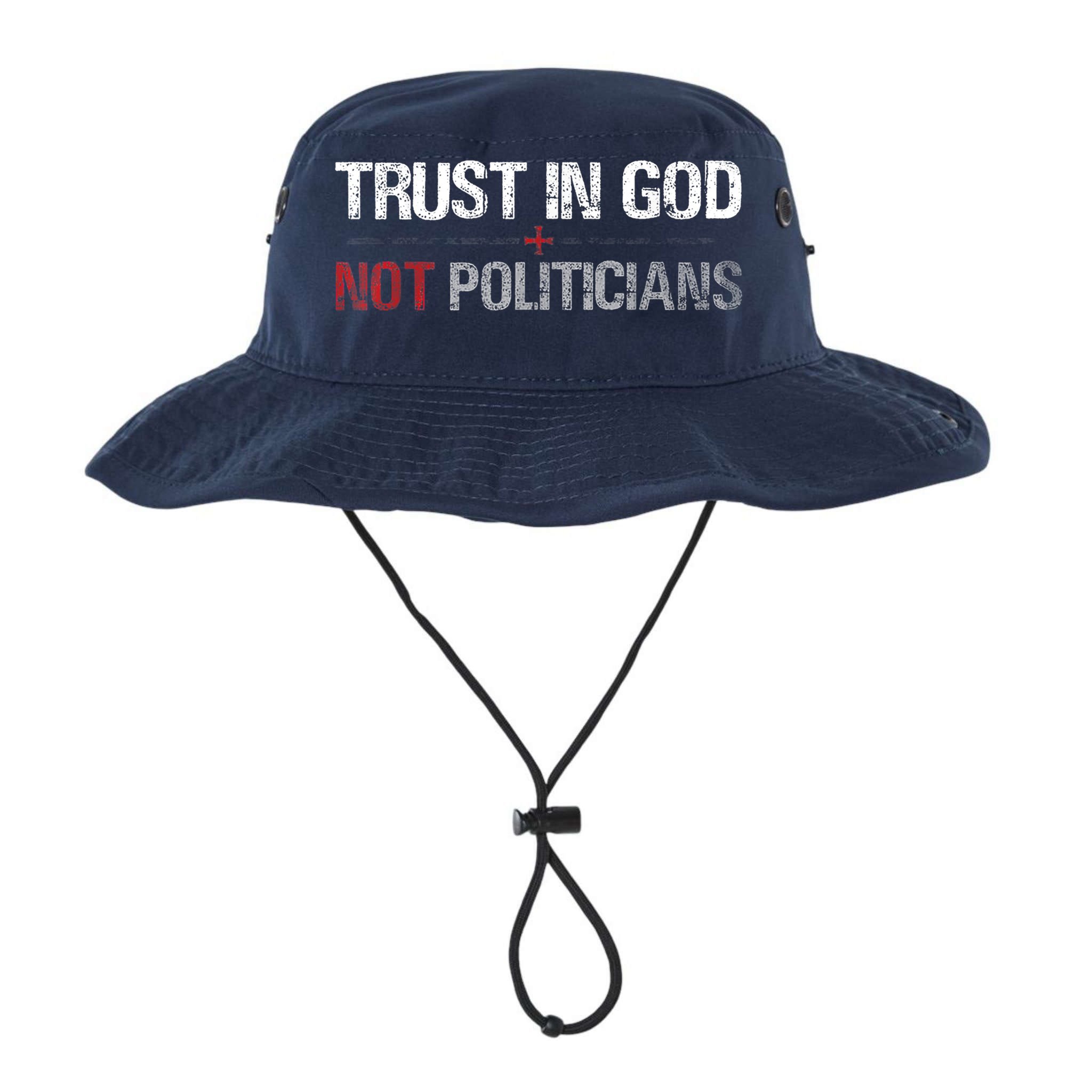 Trust In God Not Politicians Bucket Hat