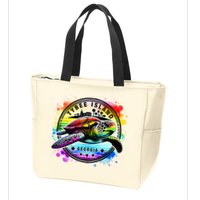 Tybee Island Georgia Sea Turtle Ga Zip Tote Bag