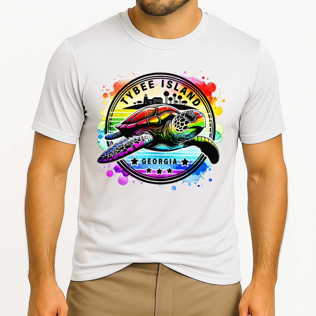 Tybee Island Georgia Sea Turtle Ga Cooling Performance Crew T-Shirt