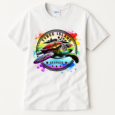 Tybee Island Georgia Sea Turtle Ga Tall T-Shirt