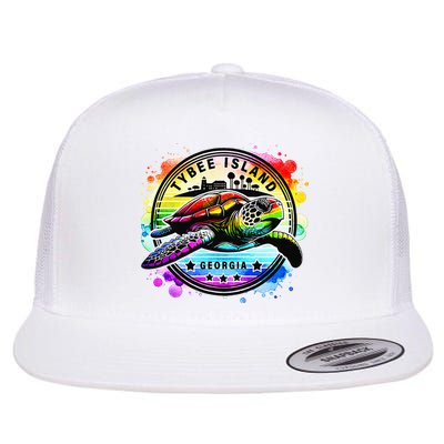 Tybee Island Georgia Sea Turtle Ga Flatbill Hat