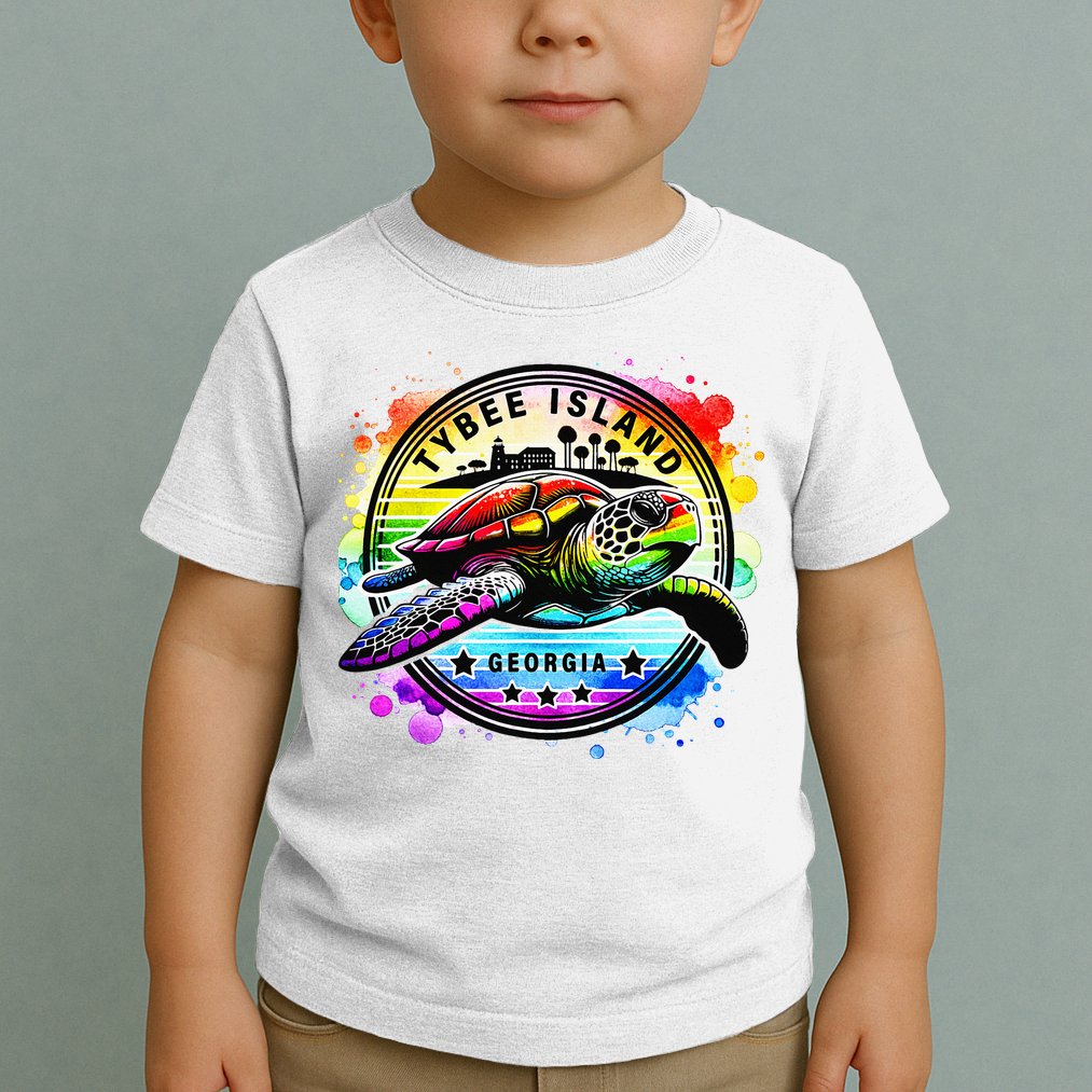Tybee Island Georgia Sea Turtle Ga Toddler T-Shirt