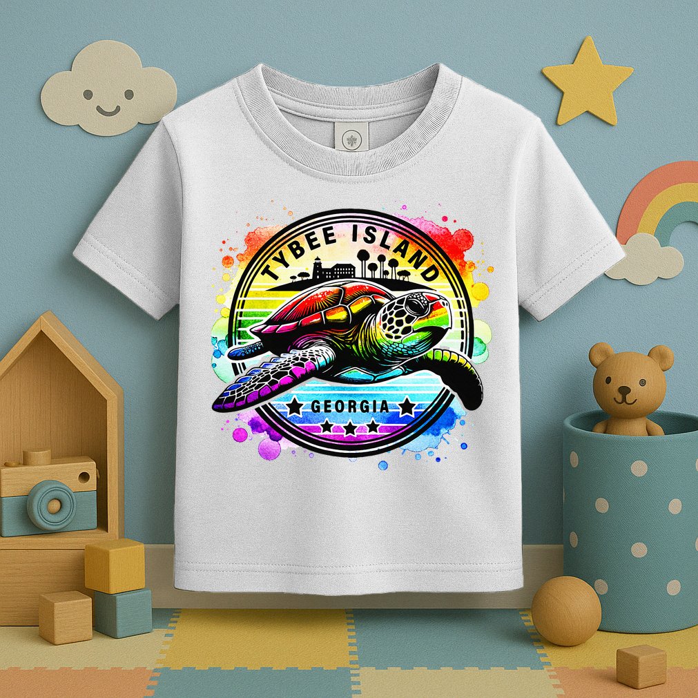 Tybee Island Georgia Sea Turtle Ga Toddler T-Shirt