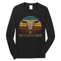 This Is GodS Music Country Outfit Bull Skulls Western Howdy Long Sleeve Shirt