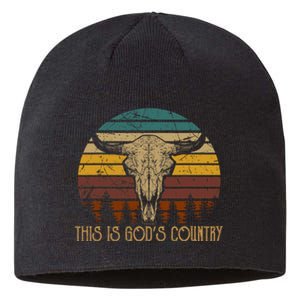 This Is GodS Music Country Outfit Bull Skulls Western Howdy Sustainable Beanie