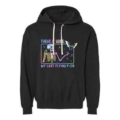 There It Goes My Last Flying Fuck Garment-Dyed Fleece Hoodie