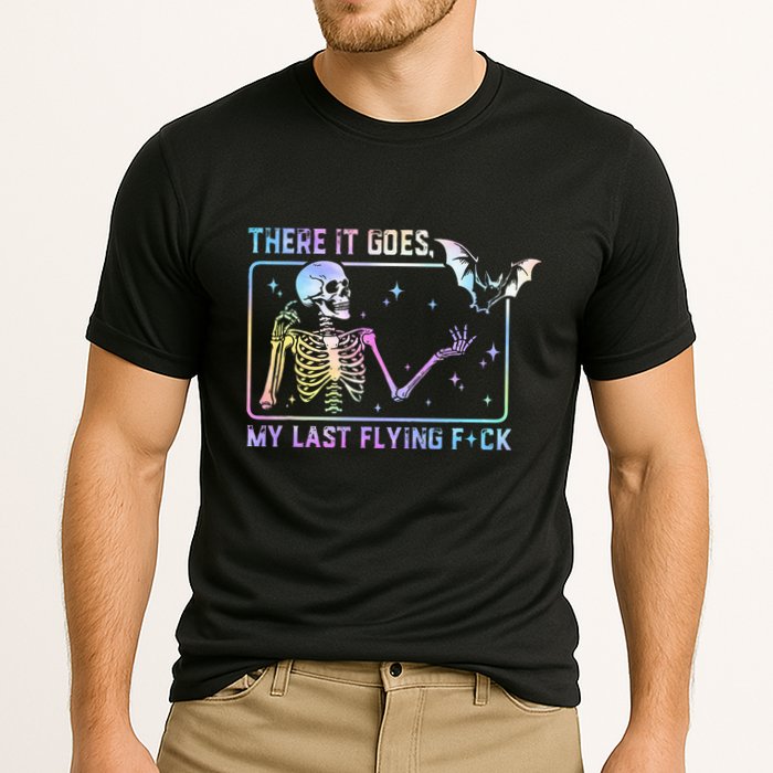 There It Goes My Last Flying Fuck Cooling Performance Crew T-Shirt
