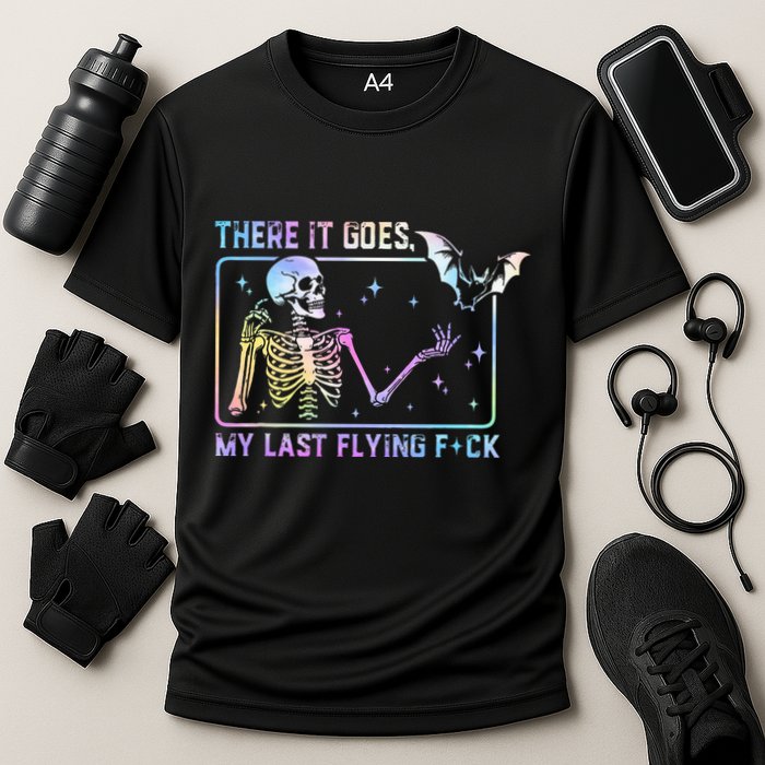 There It Goes My Last Flying Fuck Cooling Performance Crew T-Shirt