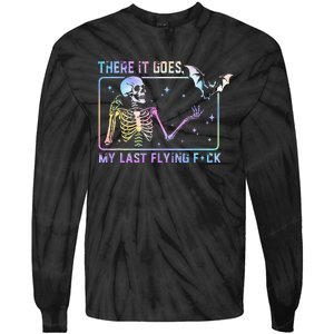 There It Goes My Last Flying Fuck Tie-Dye Long Sleeve Shirt