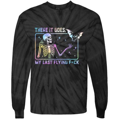 There It Goes My Last Flying Fuck Tie-Dye Long Sleeve Shirt