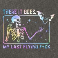 There It Goes My Last Flying Fuck Cotton Canvas Backpack