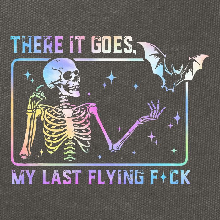 There It Goes My Last Flying Fuck Cotton Canvas Backpack