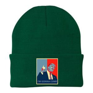 Trump IM Gonna Come Politics Funny Quote Knit Cap Winter Beanie