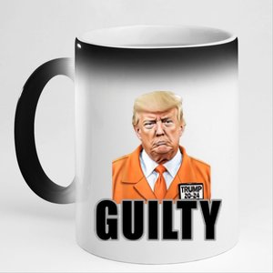 Trump Is Guilty 11oz Black Color Changing Mug