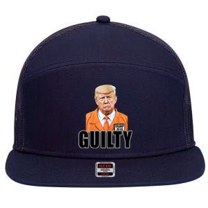 Trump Is Guilty 7 Panel Mesh Trucker Snapback Hat