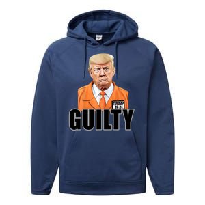 Trump Is Guilty Performance Fleece Hoodie