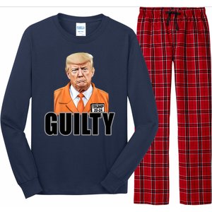 Trump Is Guilty Long Sleeve Pajama Set