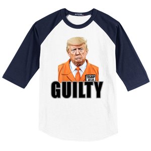 Trump Is Guilty Baseball Sleeve Shirt