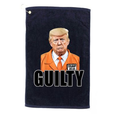 Trump Is Guilty Platinum Collection Golf Towel