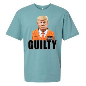 Trump Is Guilty Sueded Cloud Jersey T-Shirt