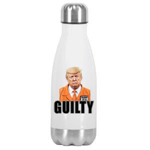 Trump Is Guilty Stainless Steel Insulated Water Bottle