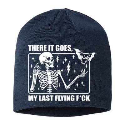 There It Goes My Last Flying Halloween Mom Sustainable Beanie