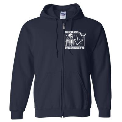 There It Goes My Last Flying Halloween Mom Full Zip Hoodie