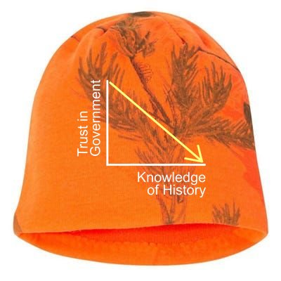 Trust In Government Knowledge Of History Libertarian Freedom Kati - Camo Knit Beanie