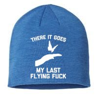 There It Goes (My Last Flying Fuck) Gift Funny Sarcastic Gift Sustainable Beanie