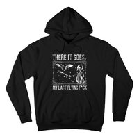 There It Goes My Last Flying Funny Halloween Skeleton Bat Hoodie