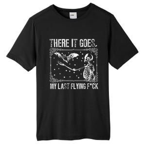 There It Goes My Last Flying Funny Halloween Skeleton Bat Tall Fusion ChromaSoft Performance T-Shirt