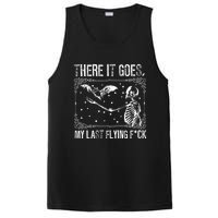 There It Goes My Last Flying Funny Halloween Skeleton Bat PosiCharge Competitor Tank