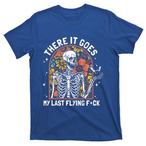 There It Goes My Last Flying F Skeletons Funny Halloween T-Shirt