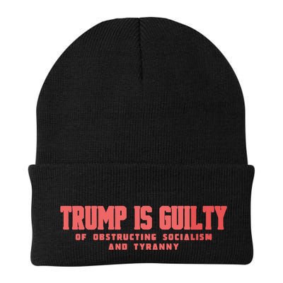 Trump Is Guilty Of Obstructing Socialism And Tyranny Beanie
