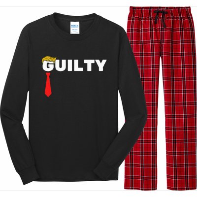 Trump Is Guilty Trump Is Guilty On 34 Counts Long Sleeve Pajama Set