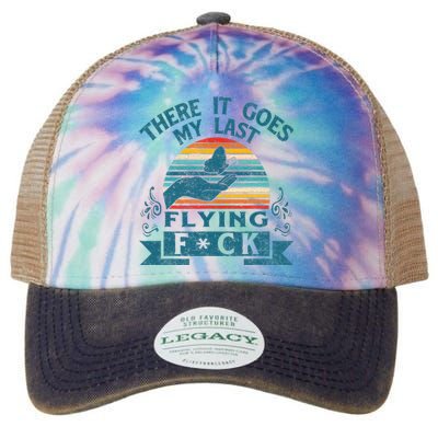 There It Goes My Last Flying Retro Halloween Legacy Tie Dye Trucker Hat