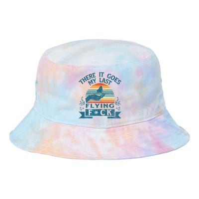 There It Goes My Last Flying Retro Halloween Tie Dye Newport Bucket Hat