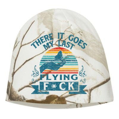 There It Goes My Last Flying Retro Halloween Kati - Camo Knit Beanie