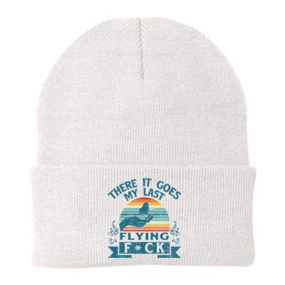 There It Goes My Last Flying Retro Halloween Knit Cap Winter Beanie