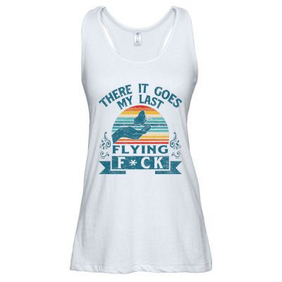 There It Goes My Last Flying Retro Halloween Ladies Essential Flowy Tank