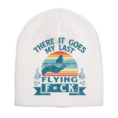 There It Goes My Last Flying Retro Halloween Short Acrylic Beanie