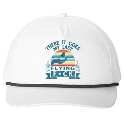 There It Goes My Last Flying Retro Halloween Snapback Five-Panel Rope Hat