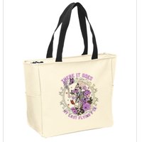 There It Goes My Last Flying Fuck Funny Sarcastic Zip Tote Bag