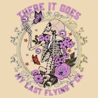 There It Goes My Last Flying Fuck Funny Sarcastic Zip Tote Bag