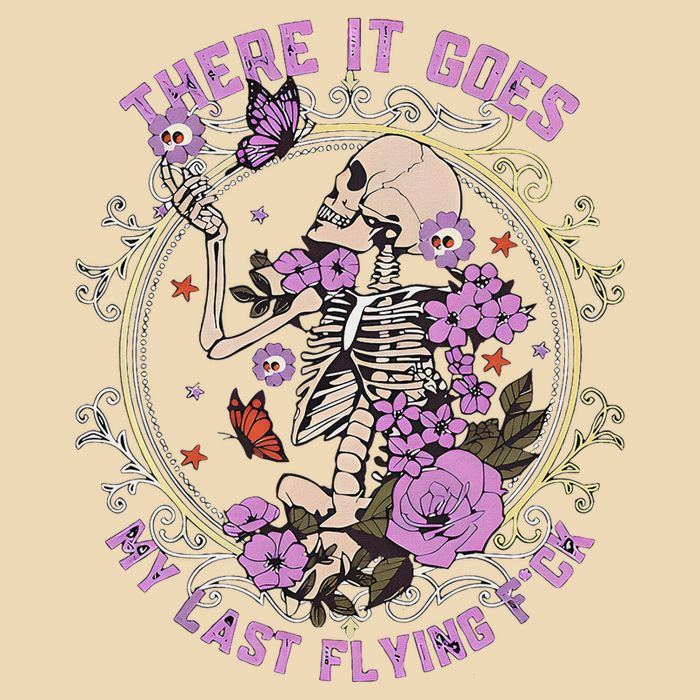 There It Goes My Last Flying Fuck Funny Sarcastic Zip Tote Bag