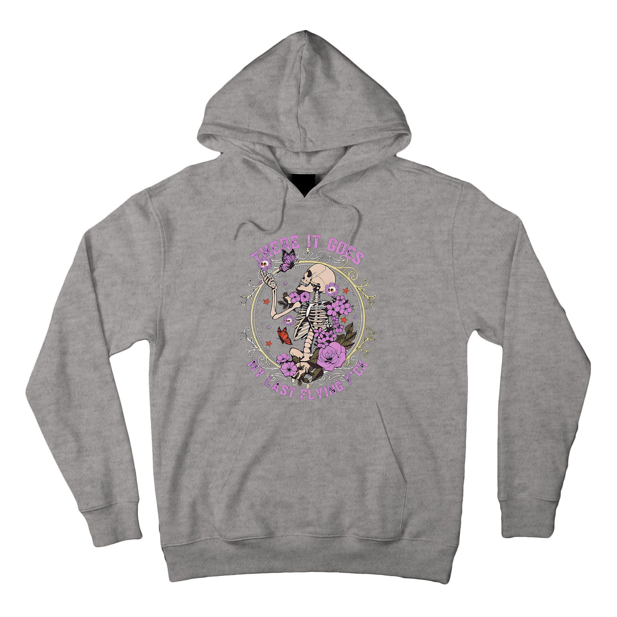 There It Goes My Last Flying Fuck Funny Sarcastic Tall Hoodie